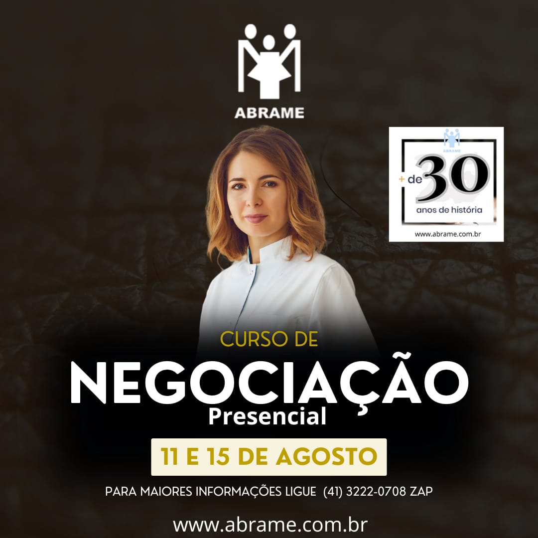 Curso de Negociação (PRESENCIAL)